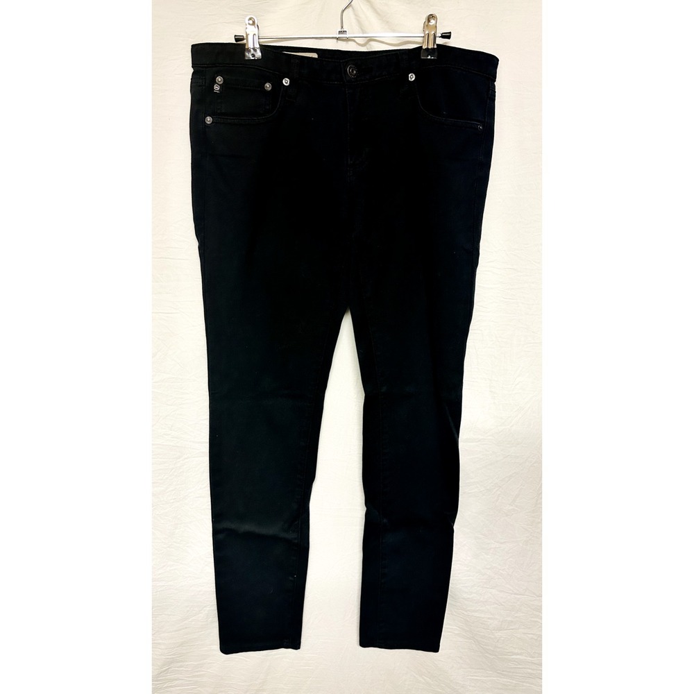 AG Adriano Goldschmied Jeans Women's Size 31R Black The Legging Super Skinny